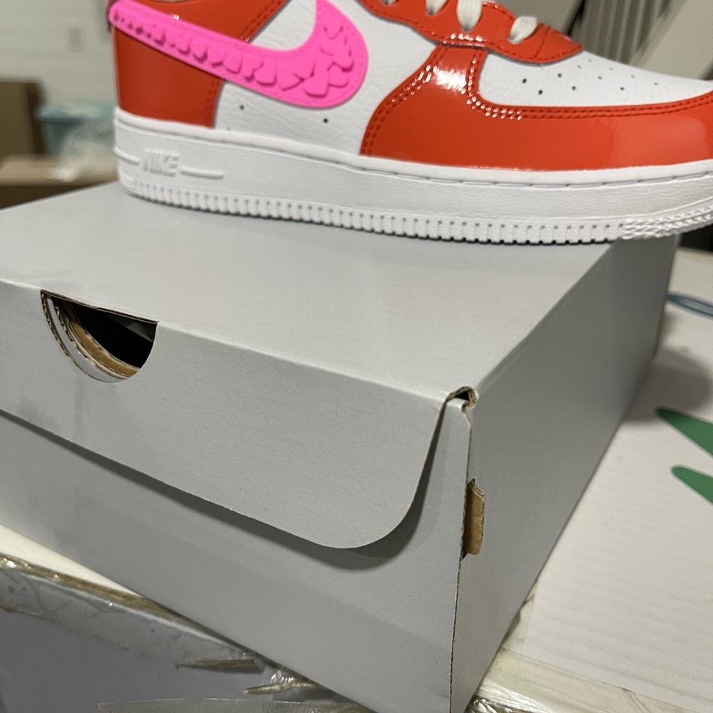 Nike Air Force 1 Low in Pink and Orange